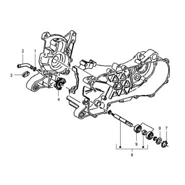 Waterpomp Gilera Runner 50 2-takt LC 1998-2005
