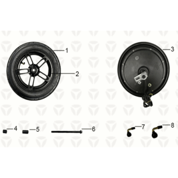 Wheel ASSY Yadea M6L