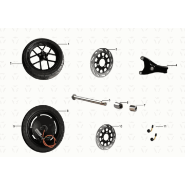 Wheel ASSY Yadea Y1S