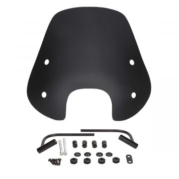 Windscherm laag zwart Piaggio Zip 2/4-takt 2000-> 