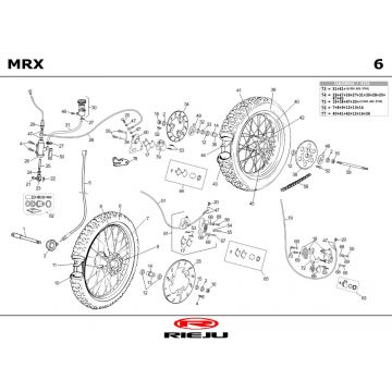Wielen Rieju MRX castrol 2001 2-Takt