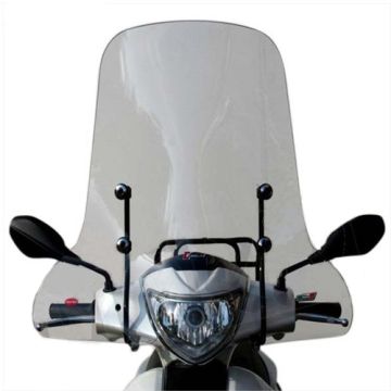 Windscherm hoog transparant Piaggio New Fly 50-125 2012-> Faco