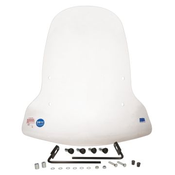 Windscherm hoog transparant Peugeot V-Clic/CS50/Speedy/Turbho CD Regia made in EU