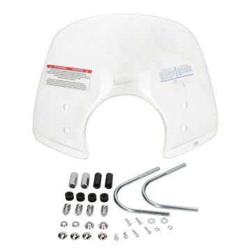 Windscherm laag -Piaggio Cruiser- 28 cm Vespa GTS 125-250-300 <-2014/GT 125-200 L/GTL - helder 672901 origineel