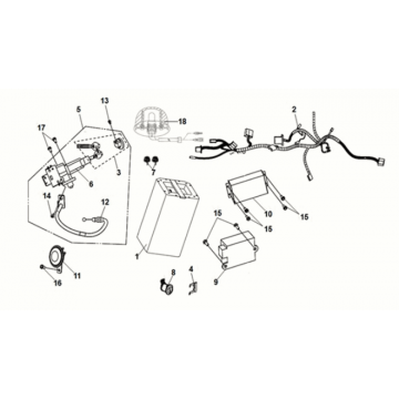 Wire harness Sym E-MIO