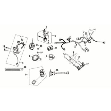 Wire Harness Sym Symphony ST 125i LC E5