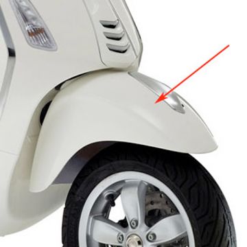Voorspatbord Vespa Primavera wit fusion 544 origineel 1b000947000br