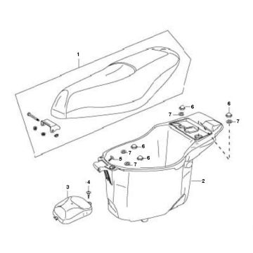 Zadel - Helmbak Viraggio Intelli 4-takt