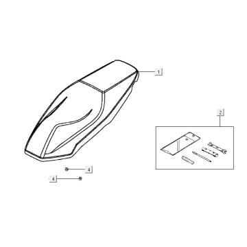 Zadel Kymco Agility CITY 16 150