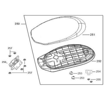 Zadel BTC Legend zwart