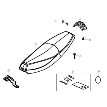 Zadel Kymco K-Pipe 125