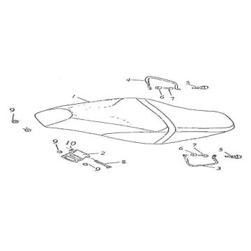 Zadel Lintex Retro 125