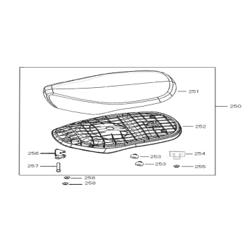 Zadel Znen Revival zwart rood