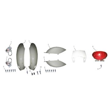 Motorschermen Lintex HT50QT-39 4-takt