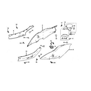 Motorschermen Sym Jet Euro-X 2-takt