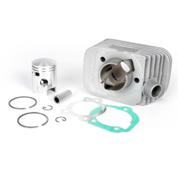 Cilinder Athena 50 cc aluminium diameter38,4mm Piaggio Bravo,Ciao,Boss,Si,Boxer,Grillo,Pack2 (pistonpen = diameter 12mm)