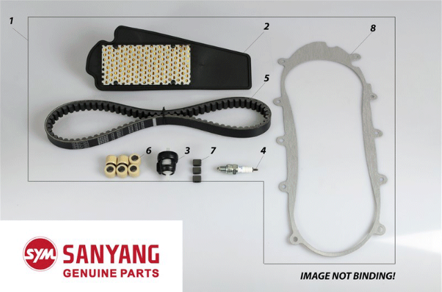 Service kit & parts Sym X'PRO 125