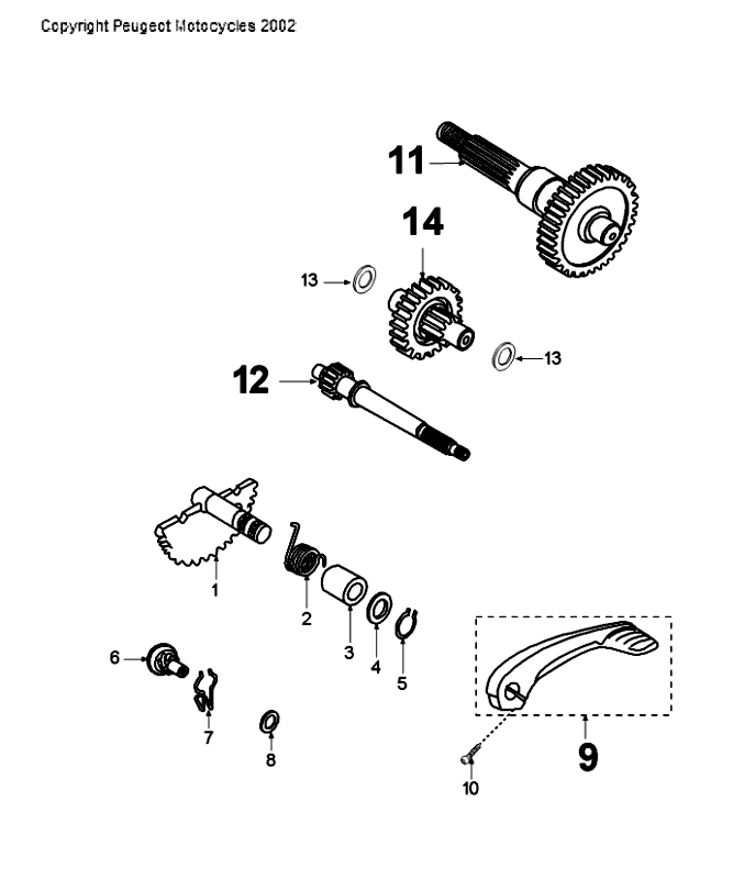 Vertanding - Kickstarter Peugeot Citystar 50 Bruin