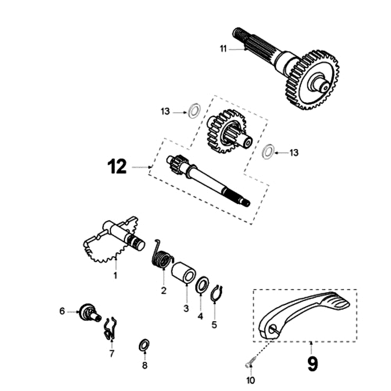 Vertanding - Kickstarter Peugeot Ludix 12 zwart