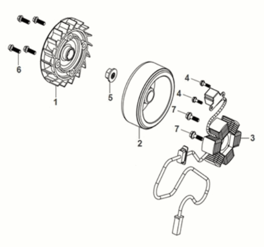 AC gen. assy Sym Mio 50I E5