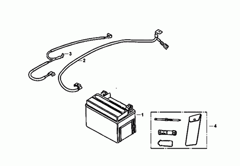 Accu - Gereedschapset Sym Mio 50i