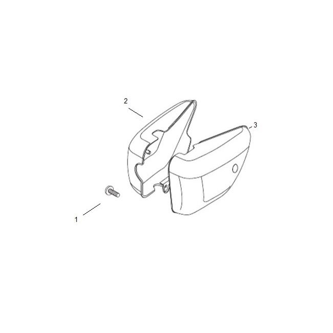 Accukap AGM Caferacer zwart / rood