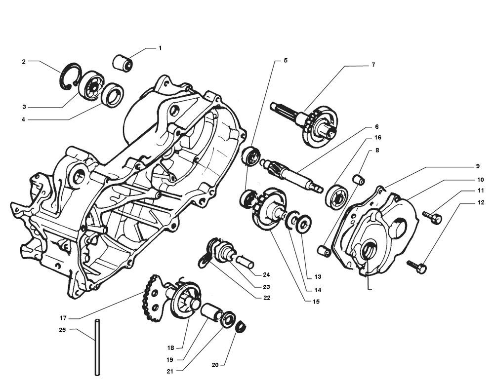 Vertanding - Kickstarter Yamaha Jog-R 50 2-takt LC
