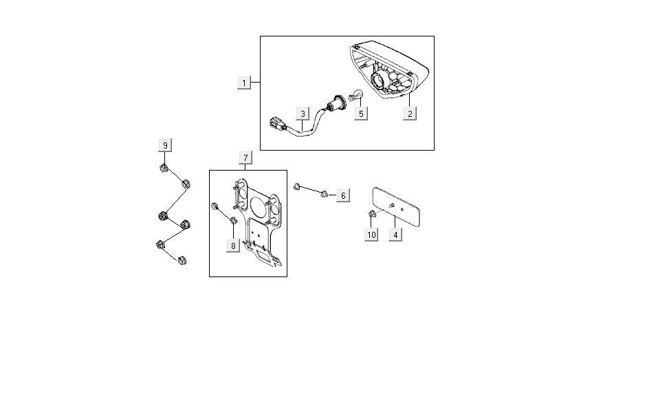 Achterlicht Kymco MXU 150