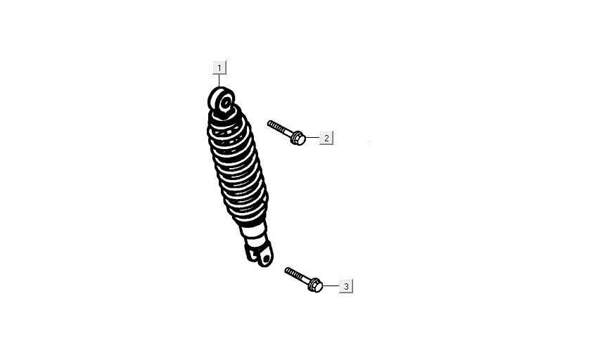 Schokbreker Kymco Agility FR 12