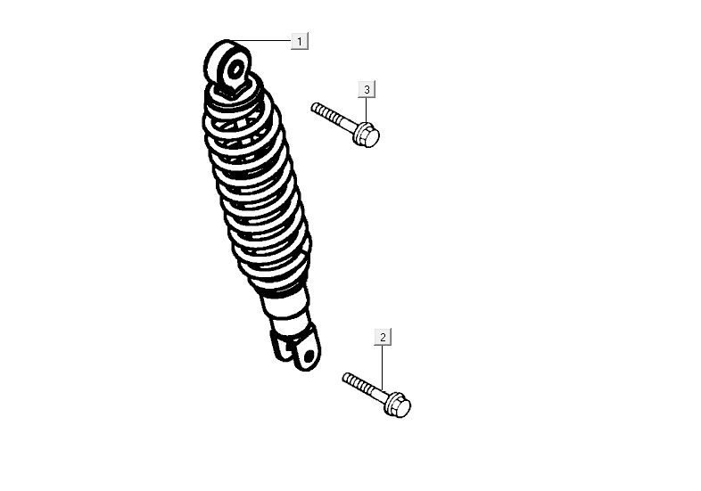 Schokbreker Kymco Agility RS 4-takt rood