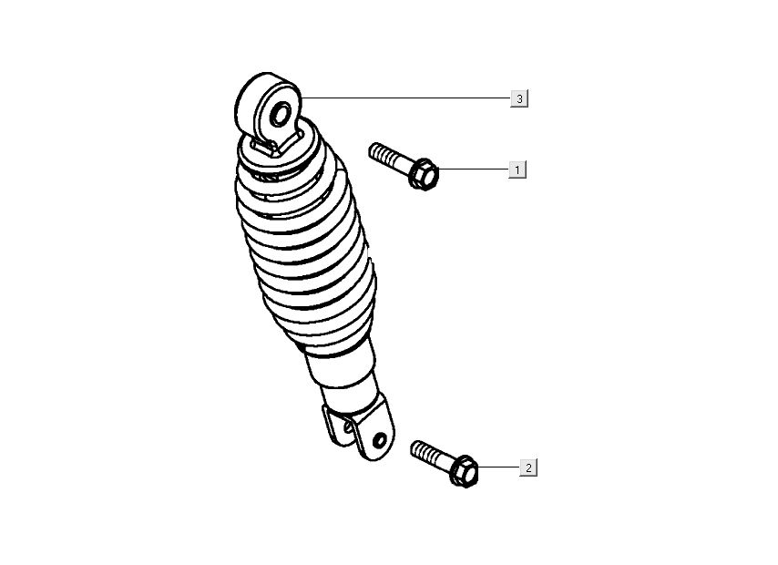 Schokbreker Kymco People S 50 4-takt crystal blauw