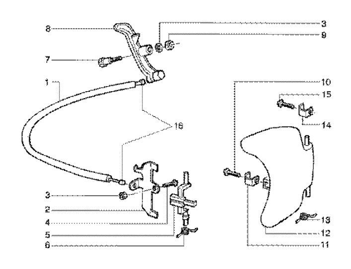 Benzinetankklep Gilera Runner FXR 180 2-takt