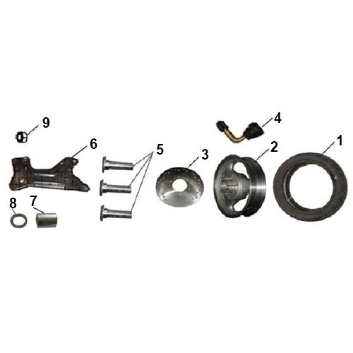 Achterwiel BTC Bellagio (12 inch) 14