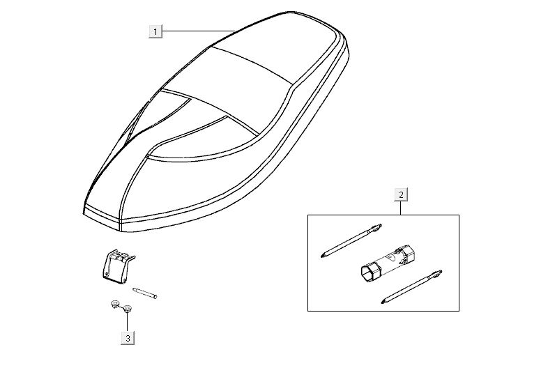 Zadel Kymco Agility RS 4-takt rood