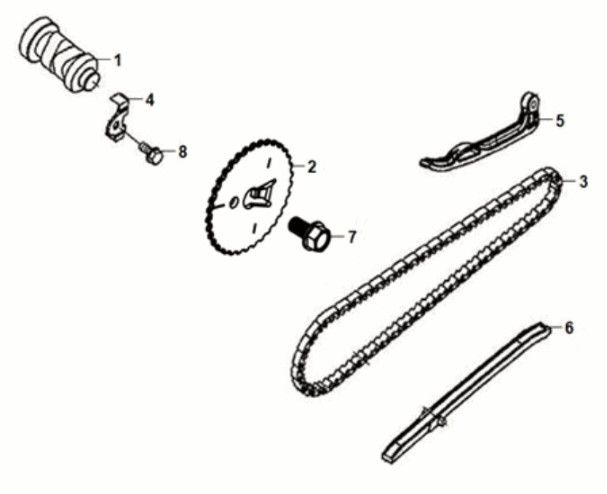 Cam Shaft Sym Orbit III 125i E5