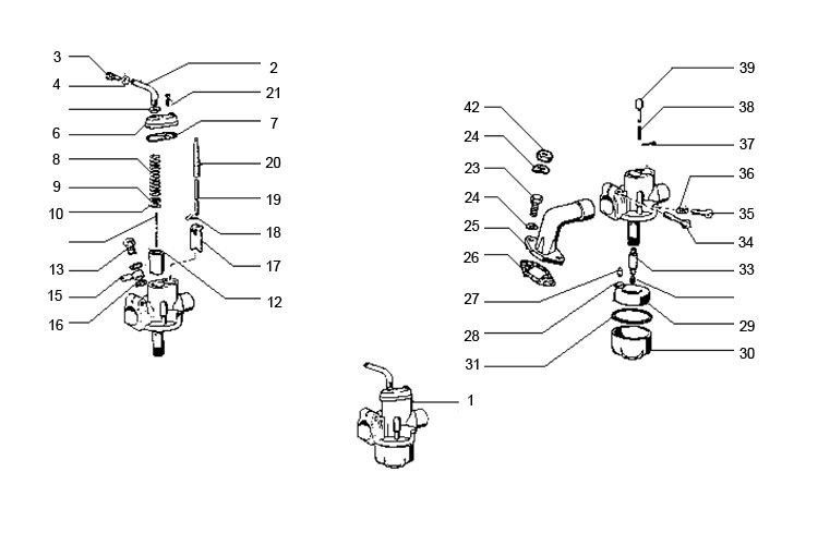 Carburateur Puch Maxi