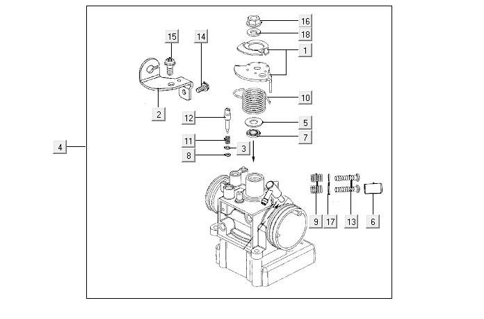 Carburateur Kymco Super8 Street 50i Euro 4 matzwart