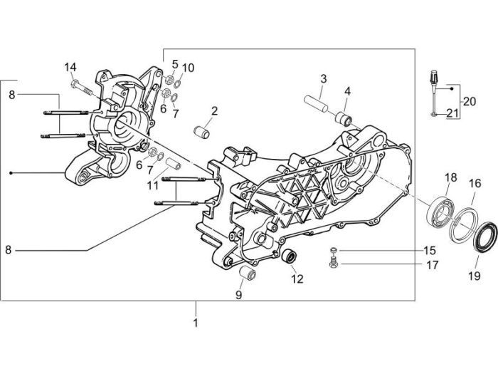 Carter Vespa Sprint 50 2-takt AC
