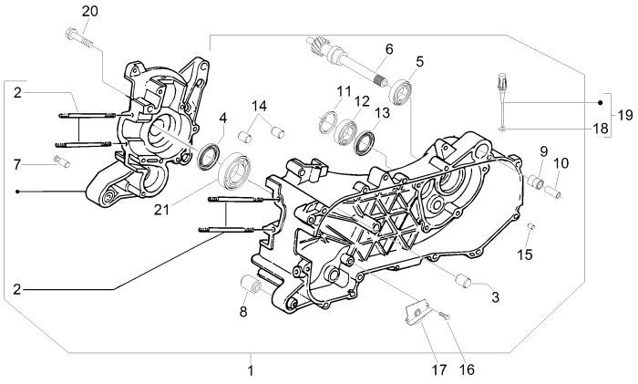 Carter Piaggio New Fly 4-takt 4V