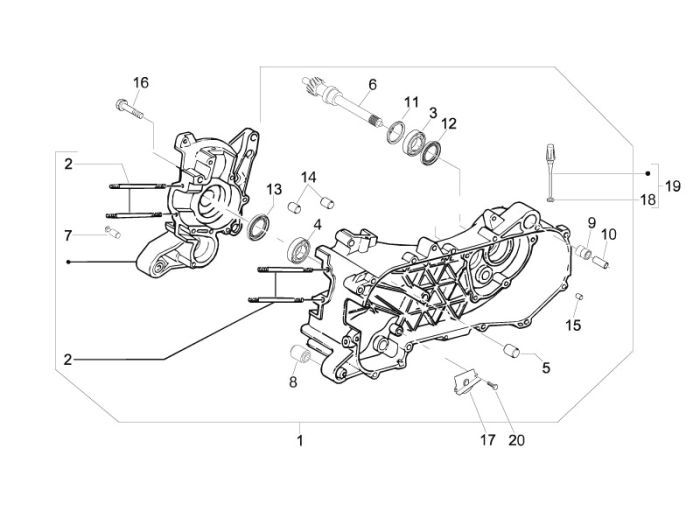 Carter Piaggio Liberty 4-takt