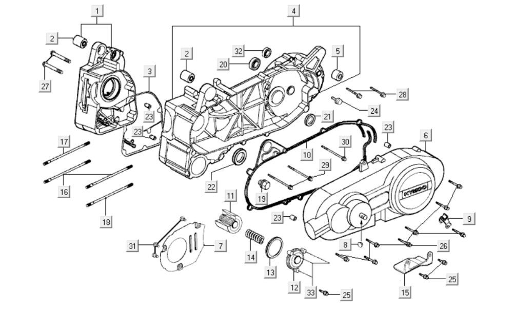 Carter - Carterdeksel Kymco New Dink 200i