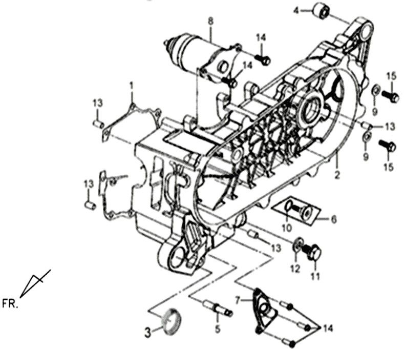 Carterdeksel Sym Mio