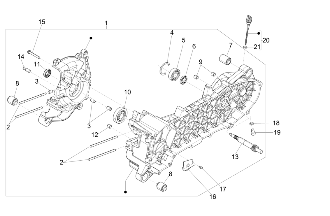 Carter Piaggio Liberty 50 4-takt AC IGET 3V Euro 4
