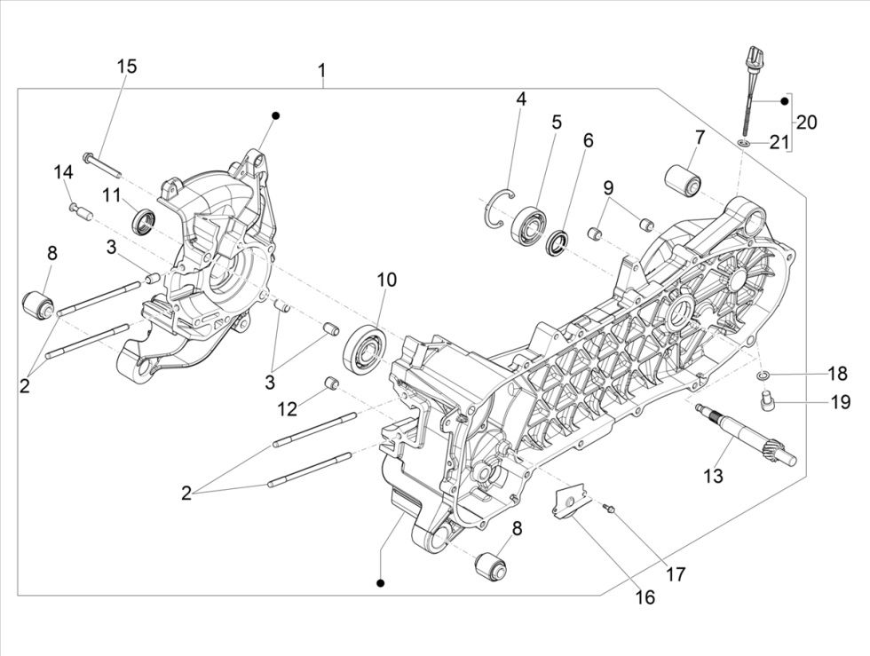 Carter Vespa Primavera 50 4-takt IGET 3V Euro 5