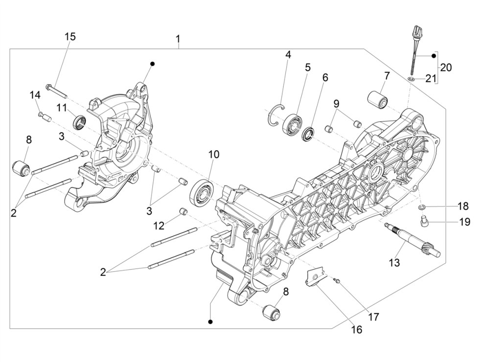 Carter Vespa Sprint 50 4-takt IGET 3V Euro 4