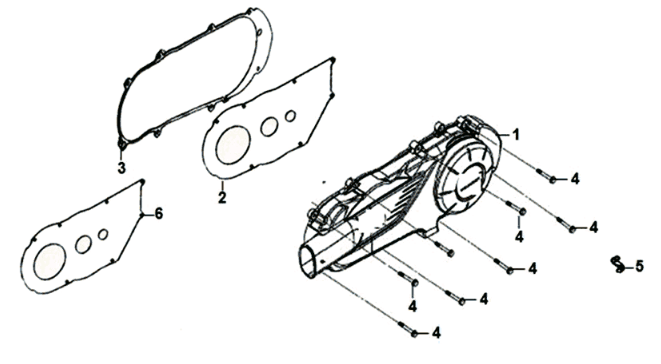Carterdeksel Sym Jet 14 125I E4