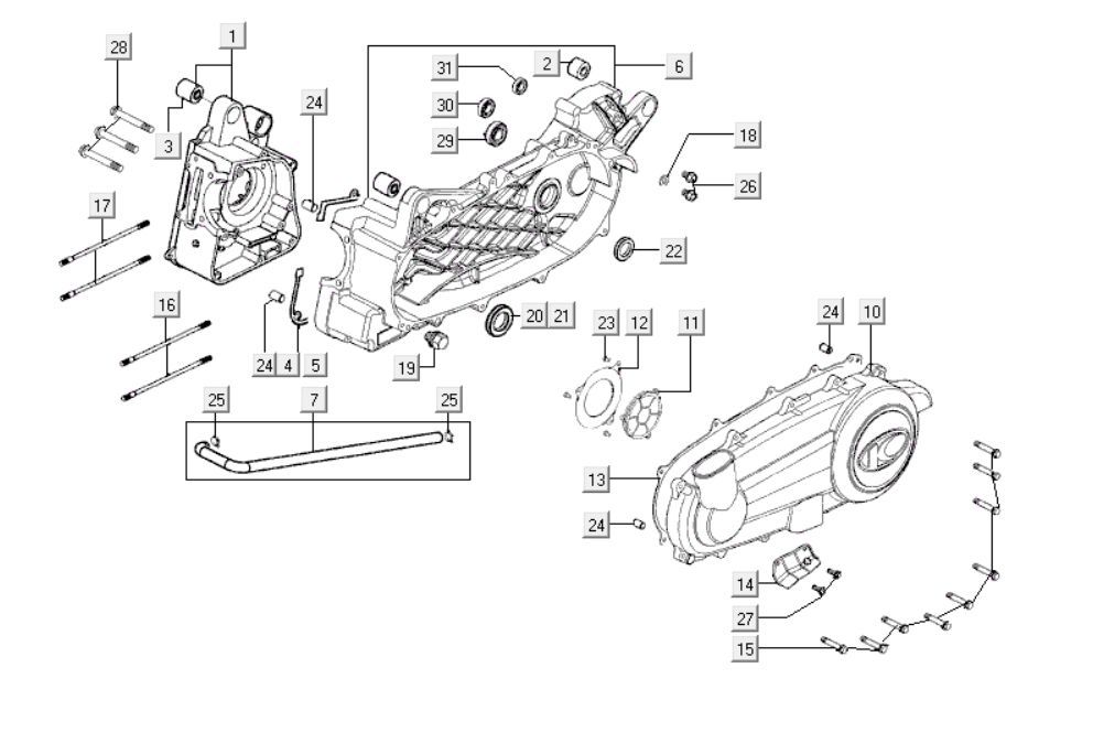 Carter - Carterdeksel Kymco People S 300i