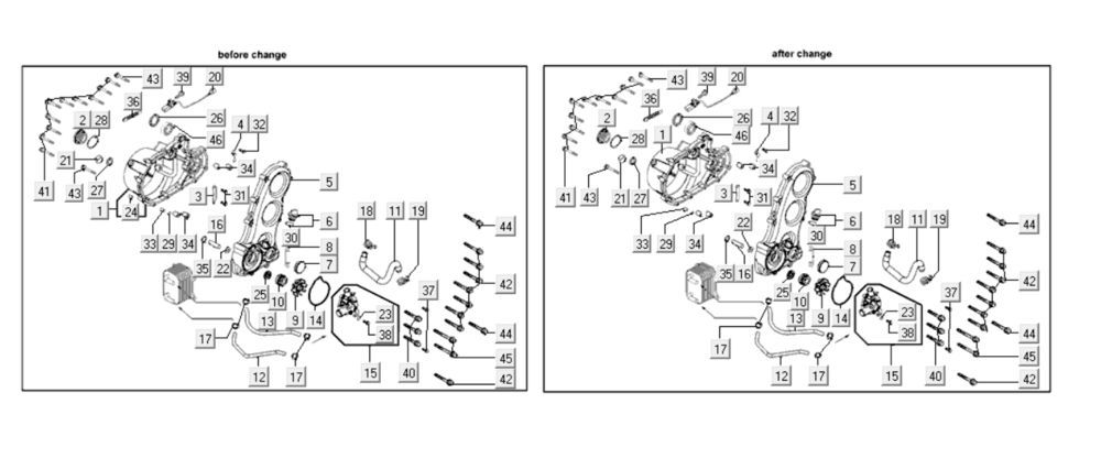 Carterhelft rechts Kymco Myroad 700i