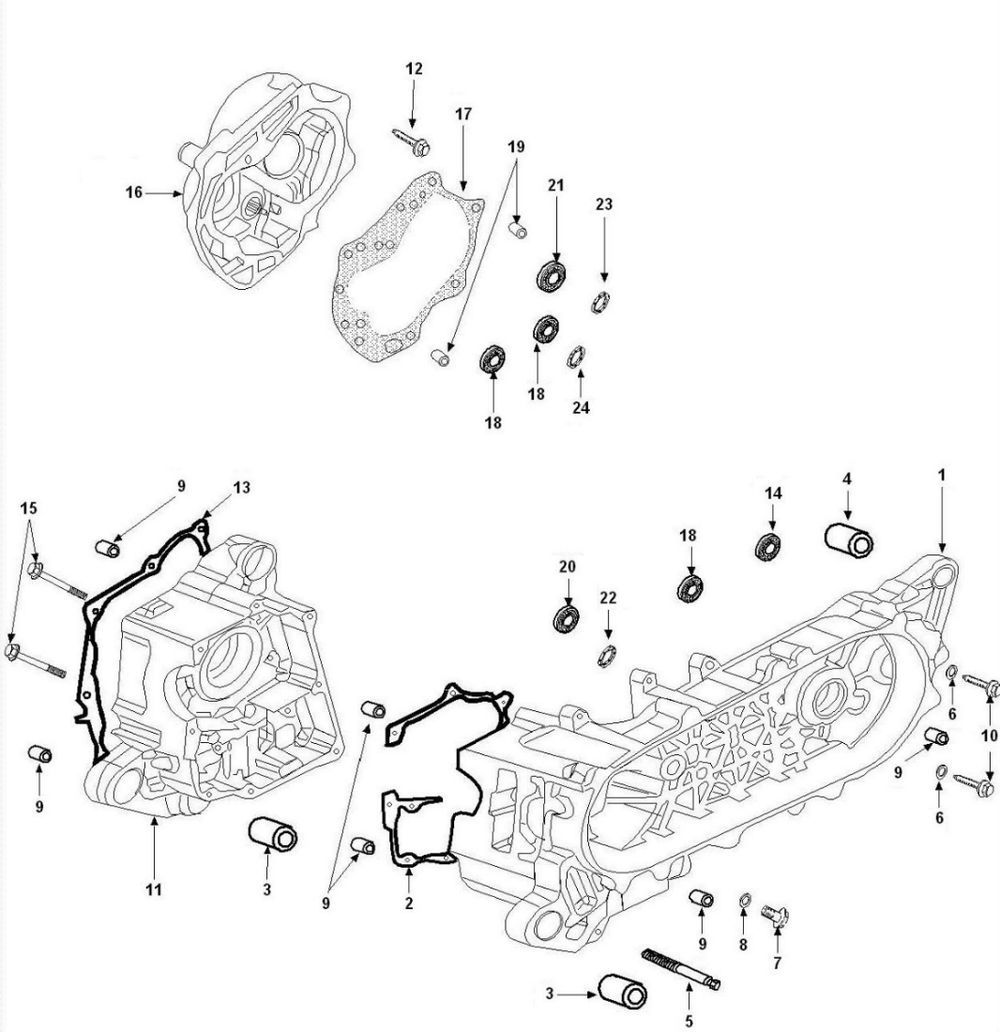 Carter Peugeot Tweet 50 4-takt AC