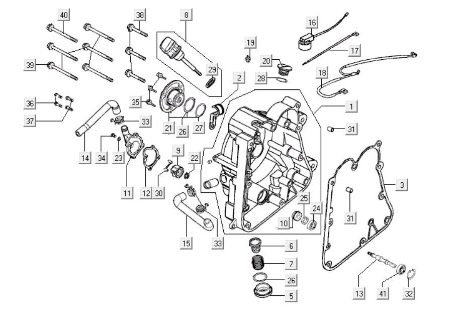 Carter - Peilstok - Oliefilter Kymco People S 300i
